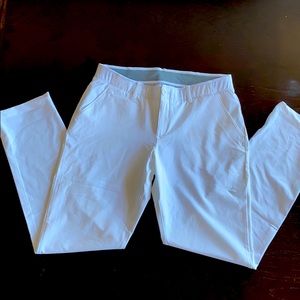White Under Amour golf pants size 12 nwot
